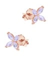 Beautiful Flowers Silver Stud Earring STS-6211